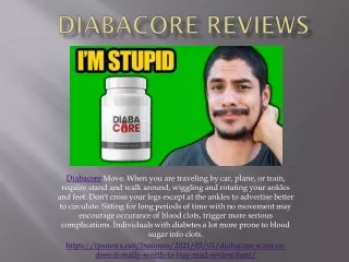 diabacore move when you are traveling