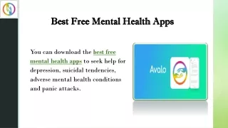 Best Free Mental Health Apps