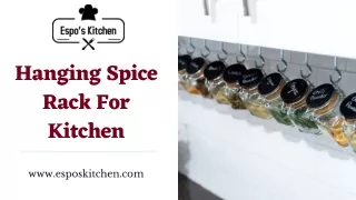 Your One-Stop Shop For Hanging Spice Rack For Kitchen Use