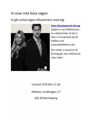 Effektivisera Era Säljmetoder