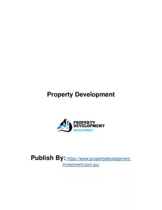 property development