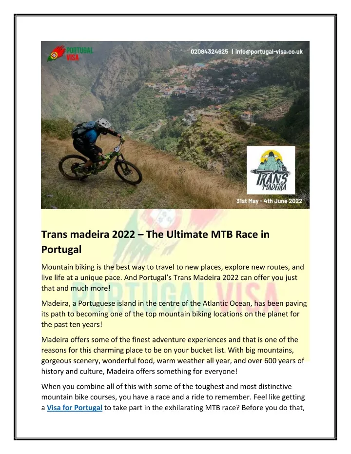 trans madeira 2022 the ultimate mtb race