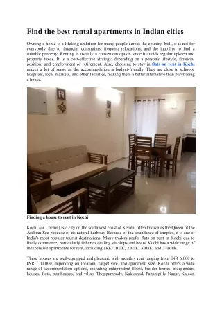 Find the best rental apartments in small Indian cities.docx