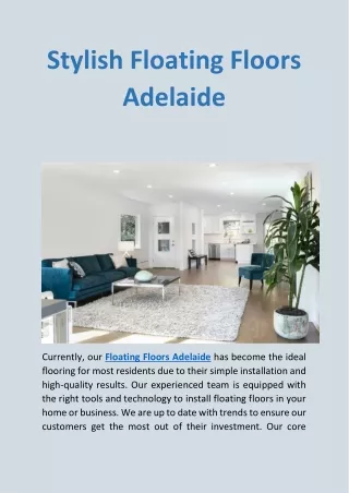 stylish floating floors adelaide