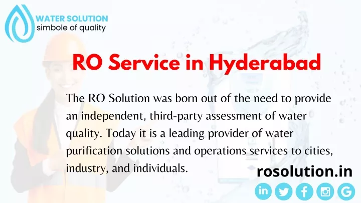 ro service in hyderabad