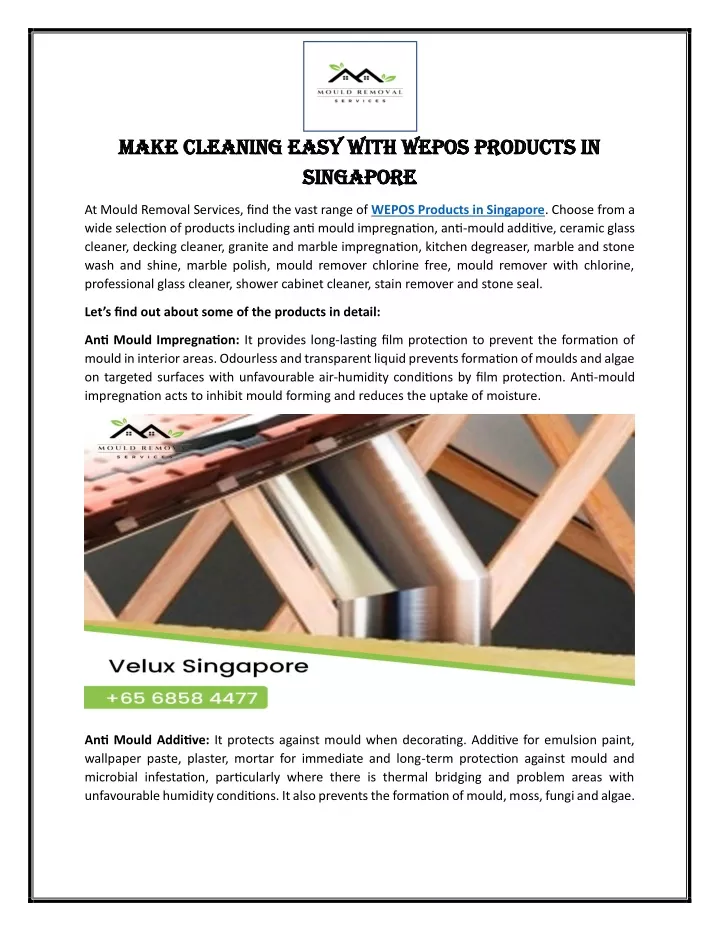 make cleaning easy with wepos products in make