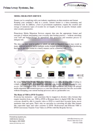 primearray systems inc