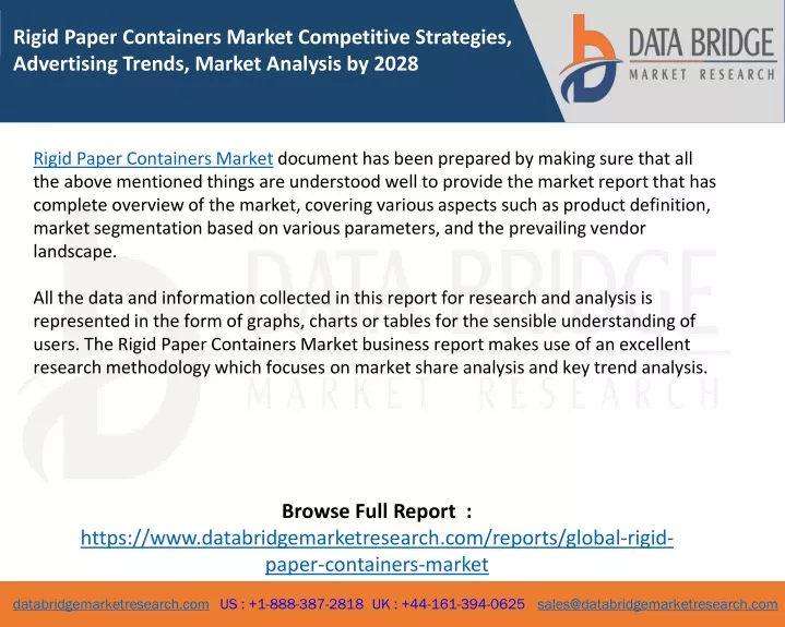 rigid paper containers market competitive