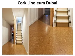 cork linoleum dubai