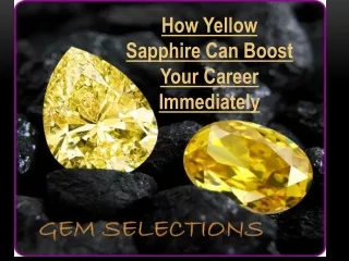 Yellow Sapphire -Gem Selections
