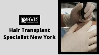Hair Transplant Specialist New York