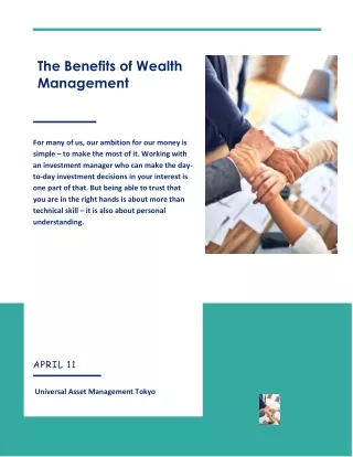 the benefits of wealth management