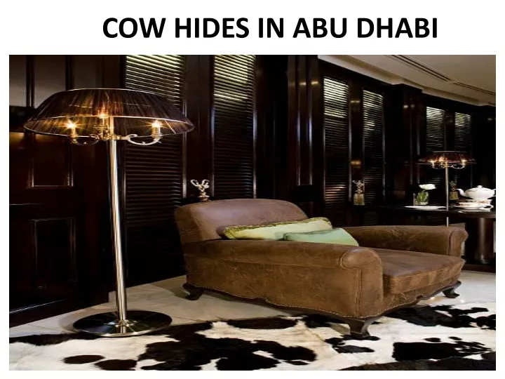 cow hides in abu dhabi