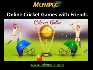 Online Cricket Games with Friends