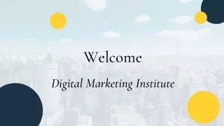 DDI- Digital discovery institute|Best digital marketing online course