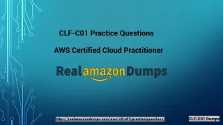 Realamazondumps.com CLF-C01Exam Real Dumps - CLF-C01Exam Dumps PDF Questions