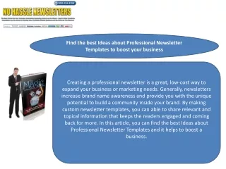 Find the best Ideas about Professional Newsletter Templates to boost your business