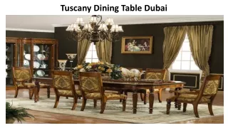tuscany dining table dubai