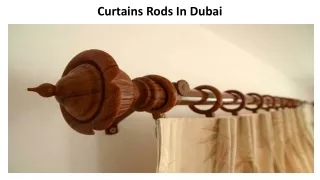 curtains rods in dubai
