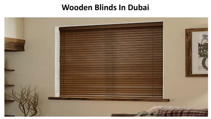 wooden blinds in dubai
