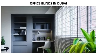 OFFICE BLINDS IN DUBAI