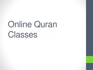 Online Quran Classes