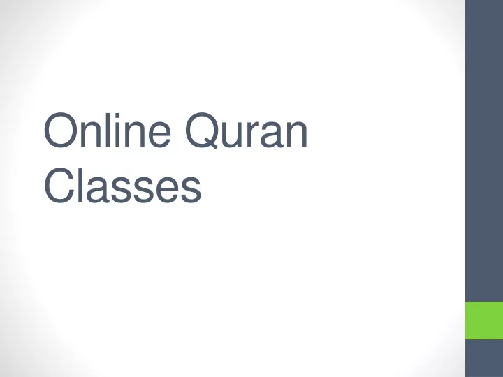 online quran classes