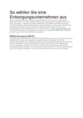 Sperrmüll Berlin