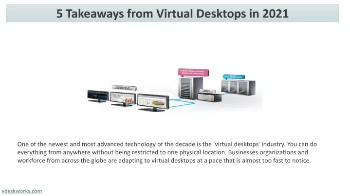 5 takeaways from virtual desktops in 2021