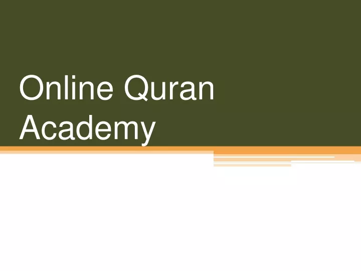 online quran academy