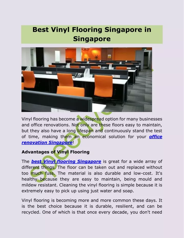 best vinyl flooring singapore in singapore