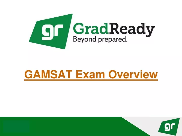 gamsat exam overview