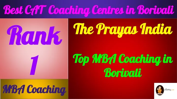 best cat coaching centres in borivali