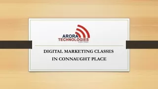 DIGITAL MARKETING CLASSES IN CONNAUGHT PLACE