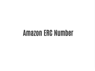 amazon erc number