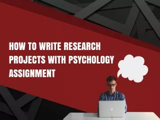 how to write research projects with psychology