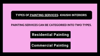 The Best House Painting Contractors In Gurgaon - Khushi Interiors