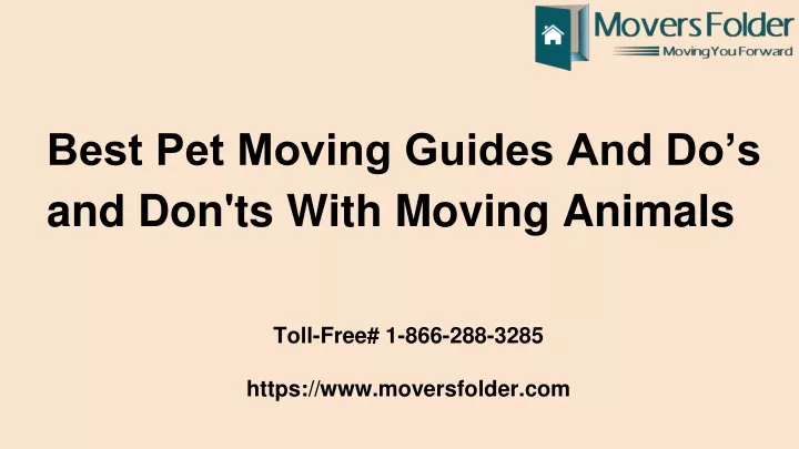 best pet moving guides and do s and don ts with
