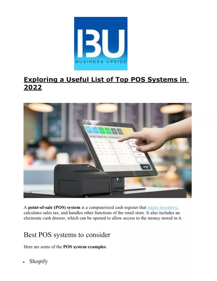 exploring a useful list of top pos systems in 2022