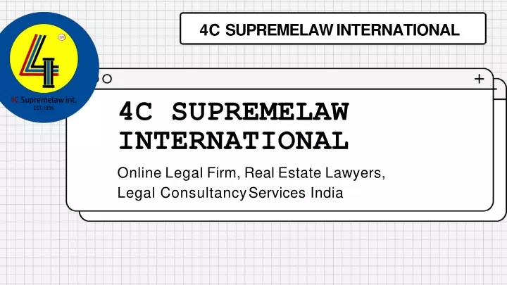 4c supremelaw international