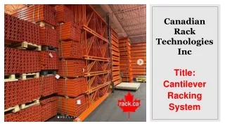 canadian rack technologies inc