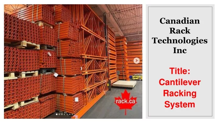 canadian rack technologies inc