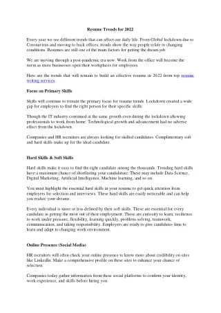 Writrox Offpage 1 - Resume Trends