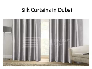 silk curtains in dubai