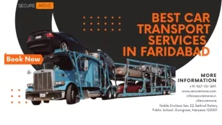 Transport service in faridabad