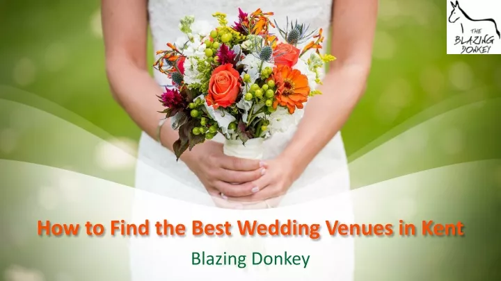 how to find the best wedding venues in kent