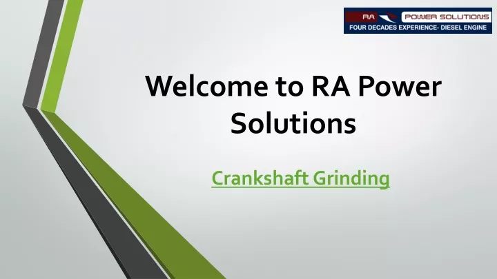 welcome to ra power solutions