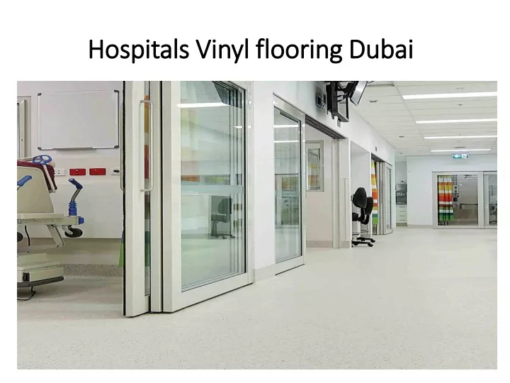 hospitals vinyl flooring dubai