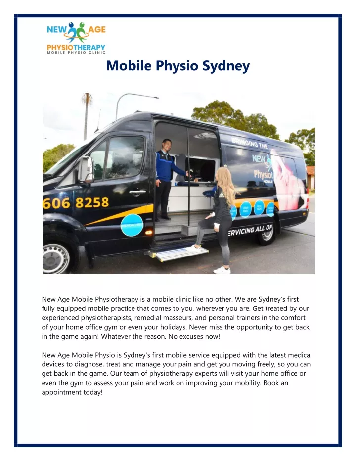 mobile physio sydney