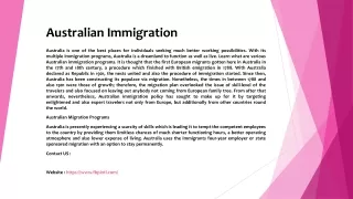 australian immigration